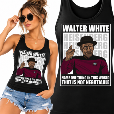 TANK TOP ŚMIESZNY CAPTAIN PIXARD HEISENBERG